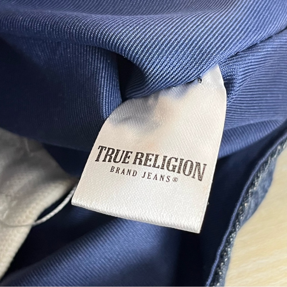 True Religion Denim Hobo Bag Y2K Blue Shoulder - Picture 4 of 14